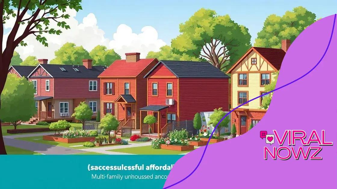 Successful case studies in affordable housing